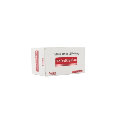 Tadarise-40 是一款結合了高效 PDE5 抑制劑「Tadalafil」成分的壯陽藥，每錠含有 Tadalafil 他達拉非 40mg，比市售標準劑量高出一倍，針對勃起困難與不夠持久的男性需求設計，屬於進階配方。